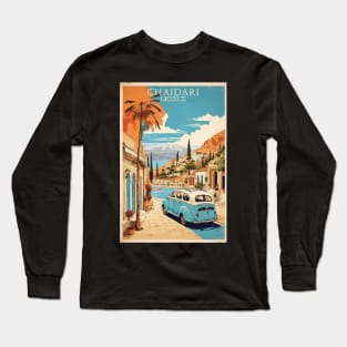 Chaidari Greece Vintage Tourism Travel Long Sleeve T-Shirt